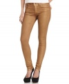 A high-shine gold wash makes these Joe's Jeans skinny jeans a must-have for a fashion-forward fall!