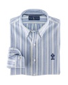 Polo Ralph Lauren Stripe Cotton Oxford Sport Shirt - Slim Fit