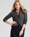 Sumptuous cashmere marries workday sensibility in this single-button blazer from C by Bloomingdale's.