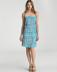 Velvet by Graham & Spencer Dress - Printed Strapless