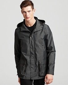 A sleek city jacket from John Varvatos Star USA. A sleek city jacket from John Varvatos Star USA.