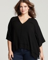 JET Plus Size Gauzy Shirt