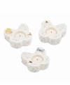 Spring is perpetually in season with whimsical Butterfly Meadow votive holders from Lenox. Colorful blooms and a butterfly shape in white porcelain lend country charm to any setting. Qualifies for Rebate