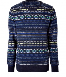 Uncommonly soft and high-quality pullover in a fine cashmere blend - Features a stylish striped pattern in blue, typical of Paul Smith designs - Long and narrow with ribbing, round neckline and long sleeves - Try with fall/winter favorites like corduroys, boots and a blazer Uncommonly soft and high-quality pullover in a fine cashmere blend - Features a stylish striped pattern in blue, typical of Paul Smith designs - Long and narrow with ribbing, round neckline and long sleeves - Try with fall/winter favorites like corduroys, boots and a blazer