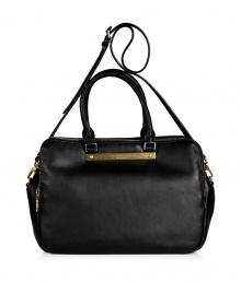 New to the Marc by Marc Jacobs family, the Goodbye Columbus tote is a timeless choice perfect for streamlining your look - Logo-engraved front plaque, removable buckled shoulder strap, expandable sides with snap closures, 3 inside sections, front and back sections with zip-around closures, middle section with top snap, multiple inside slot pockets, zippered slit pocket in middle section - A sleek and sophisticated choice for work and off-duty looks alike New to the Marc by Marc Jacobs family, the Goodbye Columbus tote is a timeless choice perfect for streamlining your look - Logo-engraved front plaque, removable buckled shoulder strap, expandable sides with snap closures, 3 inside sections, front and back sections with zip-around closures, middle section with top snap, multiple inside slot pockets, zippered slit pocket in middle section - A sleek and sophisticated choice for work and off-duty looks alike