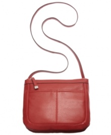 Any girl-on-the-go would agree, this streamlined leather lovely from Tignanello is a major must-have. With triple zip entry and pockets aplenty, it's revved and ready for anything your day delivers. Any girl-on-the-go would agree, this streamlined leather lovely from Tignanello is a major must-have. With triple zip entry and pockets aplenty, it's revved and ready for anything your day delivers.