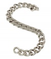 Trend-favorite chunky chain gets an edgy modern finish in Maison Martin Margielas mixed-chain bracelet - Safety closure - The perfect finish to cool rocker looks