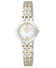Crafted with sheer elegance and durability, this fine watch from Citizen is an everyday luxury. Crafted with sheer elegance and durability, this fine watch from Citizen is an everyday luxury.