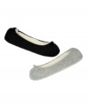 Tip toe through winter with these darling ballerina slippers by Charter Club.