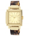 Slip on some retro fashion with this tortoise shell watch from Vince Camuto.