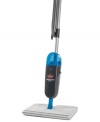 Save time & money. A two-sided swivel mop steps up to dirt and grime with twice the power, bringing a 100% chemical-free clean to your space. High-powered steam sanitizes hard floors, while scrubbing microfiber pads take on tougher, stickier messes. Model 80K6.