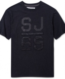 This Sean John graphic tee is simple and classy. This Sean John graphic tee is simple and classy.
