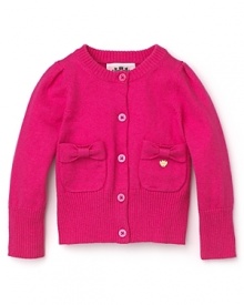 Juicy Couture Girls' Cardigan - Sizes 2-6 Juicy Couture Girls' Cardigan - Sizes 2-6