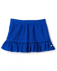 Juicy Couture Girls' Spring Lace Overdyed Skirt - Sizes 7-14 Juicy Couture Girls' Spring Lace Overdyed Skirt - Sizes 7-14