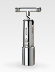 From the Malmaison Collection. A stunning, two-piece silvertone bar essential is crafted with polished silverplating and signature, Empire-style palmettes. 5½ high Made in France From the Malmaison Collection. A stunning, two-piece silvertone bar essential is crafted with polished silverplating and signature, Empire-style palmettes. 5½ high Made in France
