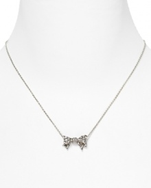 A pavé crystal bow lends a touch of classic elegance to your look. By Juicy Couture.