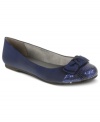 Pretty glittery. CL by Laundry's Gwynne flats feature a sequined upper and are topped with a neat bow.