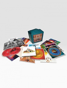 The best of Earth, Wind & Fire available in a compact 16-disc box set. The set includes Earth, Wind & Fire's 15 Columbia albums- from 1972's Last Days and Time through 1990's Heritage. Each CD is individually packaged in mini-LP replica sleeves. Includes 16 discs and a thick bookletMade in USA The best of Earth, Wind & Fire available in a compact 16-disc box set. The set includes Earth, Wind & Fire's 15 Columbia albums- from 1972's Last Days and Time through 1990's Heritage. Each CD is individually packaged in mini-LP replica sleeves. Includes 16 discs and a thick bookletMade in USA