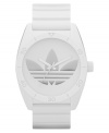 Stay fresh and on-trend with this all white adidas watch.