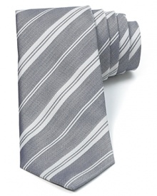 A slightly narrower width balances classic refinement with modern trends. Featuring a refined stripe design with universal appeal. A slightly narrower width balances classic refinement with modern trends. Featuring a refined stripe design with universal appeal.