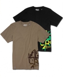 Change your orientation. LRG pulls focus to an explosive graphic on this cool, casual tee. Change your orientation. LRG pulls focus to an explosive graphic on this cool, casual tee.