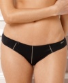 This low-rise Jolie Nuit bikini by DKNY has charming written all over it. Style #443112