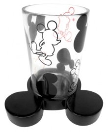 See you real soon! The ever-lovable Mickey Mouse steals the show in this classic tumbler from Disney for a playful addition to your bathroom. See you real soon! The ever-lovable Mickey Mouse steals the show in this classic tumbler from Disney for a playful addition to your bathroom.