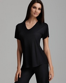 Lounge around your home in style with this grey tee from PJ Salvage. Lounge around your home in style with this grey tee from PJ Salvage.