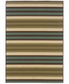 Classic stripes give your living space a chic and sporty look -- whether it's indoors or out! Made from soft and durable polypropylene, this indoor/outdoor area rug from Sphinx is tough, weather-resistant and easy to clean.