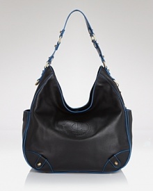 Slouchy style meets a day-right look. This leather hobo from Juicy Couture works a cool vibe with it's low-key shape but manages to be perfectly luxe too. Slouchy style meets a day-right look. This leather hobo from Juicy Couture works a cool vibe with it's low-key shape but manages to be perfectly luxe too.