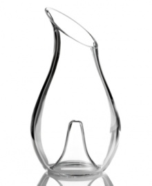 Take a breather with the O decanter. A smart companion to Riedel's stemless wine glasses, this crystal carafe features a deep punt to accommodate the entire thumb and an elliptical mouth, resulting in a controlled, drip-free pour. Take a breather with the O decanter. A smart companion to Riedel's stemless wine glasses, this crystal carafe features a deep punt to accommodate the entire thumb and an elliptical mouth, resulting in a controlled, drip-free pour.