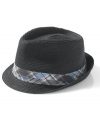 Tip your hat to an old-school must-have with this classically styled fedora from American Rag.