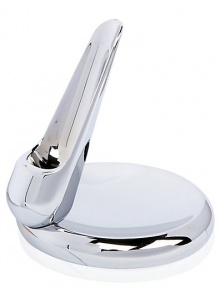 Elegantly designed with polished chrome. The perfect accessory for a great razor. Elegantly designed with polished chrome. The perfect accessory for a great razor.