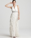 Badgley Mischka Gown - Chiffon Halter Gown