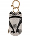 For an ultra cute way to stash away your loose change, opt for Marc by Marc Jacobs cheeky frog coin purse - Zip closure, engraved logo key ring, chain-link detail with logo charm and lobster-claw closure for keys - Perfect for staying organized or giving as a fun holiday gift