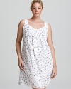 Dream of seashells on the seashore in this coastal-printed Eileen West night gown.