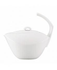 Feature modern elegance on your menu with the Classic Fjord teapot from Dansk's collection of serveware and serving dishes. The set serves up glossy white porcelain in an innovative shape that keep tables looking totally fresh. Feature modern elegance on your menu with the Classic Fjord teapot from Dansk's collection of serveware and serving dishes. The set serves up glossy white porcelain in an innovative shape that keep tables looking totally fresh.