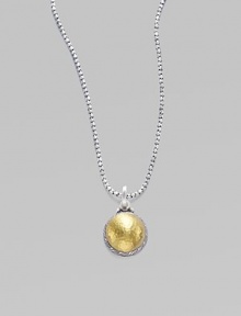 From the Lancelot Collection. A rich mix of metals, 24k yellow gold and sterling silver, make for a versatile creation.Sterling silver 24k yellow gold Length, about 17 Imported From the Lancelot Collection. A rich mix of metals, 24k yellow gold and sterling silver, make for a versatile creation.Sterling silver 24k yellow gold Length, about 17 Imported