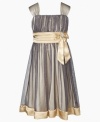 Add some sparkle to her style for a completely enchanting dressy look.