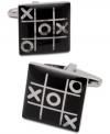 Circle takes the square for style. Check these cufflinks into your next suit briefing.