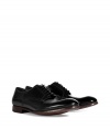 Inject dandyish style into your look with these ultra-sophisticated lace-up shoes from Paul Smith - Rounded upturned toe, chunky low heel, lace-up, shiny supple leather - Style with straight leg jeans and a cashmere pullover or a sleek suit