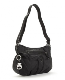 Young and stylish, this funky bag from Kipling's Gorilla Girlz collection can be worn on the shoulder or crossbody style. Young and stylish, this funky bag from Kipling's Gorilla Girlz collection can be worn on the shoulder or crossbody style.