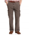 A soft comforable fit and rugged style pair up to make this perfect pant by Izod.