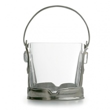 Transport yourself to il bar with this sophistication collection of Italian pewter bar accessories, perfect for at-home entertaining or as gifts. Crafted of the highest quality pewter and finished in a patina that echoes the exquisite finish of centuries past. Clockwise from back left: Champagne bucket, Ice bucket with handle, Wine bucket, Set of 6 coasters. Transport yourself to il bar with this sophistication collection of Italian pewter bar accessories, perfect for at-home entertaining or as gifts. Crafted of the highest quality pewter and finished in a patina that echoes the exquisite finish of centuries past. Clockwise from back left: Champagne bucket, Ice bucket with handle, Wine bucket, Set of 6 coasters.