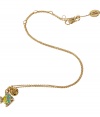 Inject stylish whimsy to any look with this chic and versatile necklace from Juicy Couture - Crystal embellished tropical fish charm with logo detail on an adjustable gold-tone chain - Perfect for casual off-duty glam or early evening cocktails