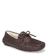 UGG® Australia Chocolate Leather Byron Slippers