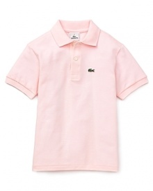 Lacoste's iconic polo shirt has never looked fresher, and with a rainbow of new color offerings, your little guy's summer look is sure to pop. Lacoste's iconic polo shirt has never looked fresher, and with a rainbow of new color offerings, your little guy's summer look is sure to pop.