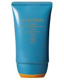 Newly reformulated, this anti-aging high-protection cream is your face's best defense against damaging UVA/UVB rays. Works invisibly to deliver ultimate sun protection and skin nourishment. Non-sticky, very resistant to water and perspiration so it stays put. PABA-free. 2 oz.Call Saks Fifth Avenue New York, (212) 753-4000 x2154, or Beverly Hills, (310) 275-4211 x5492, for a complimentary Beauty Consultation. ASK SHISEIDOFAQ Newly reformulated, this anti-aging high-protection cream is your face's best defense against damaging UVA/UVB rays. Works invisibly to deliver ultimate sun protection and skin nourishment. Non-sticky, very resistant to water and perspiration so it stays put. PABA-free. 2 oz.Call Saks Fifth Avenue New York, (212) 753-4000 x2154, or Beverly Hills, (310) 275-4211 x5492, for a complimentary Beauty Consultation. ASK SHISEIDOFAQ