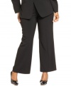 Infuse polish to your career wardrobe with AGB's straight leg pants-- suit up in the matching jacket!