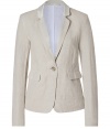 This classic schoolboy blazer from Closed is perfect for workweek chic or relaxed off-duty cool - Slim notched lapels with satin trim, single-button closure, flap pockets, slim fit - Style with cropped trousers, a patterned blouse, and classic pumps